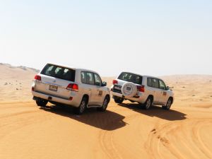 MORNING DESERT SAFARI DUBAI, CAMEL RIDE, SAND SKI WITH REFRESHMENTS